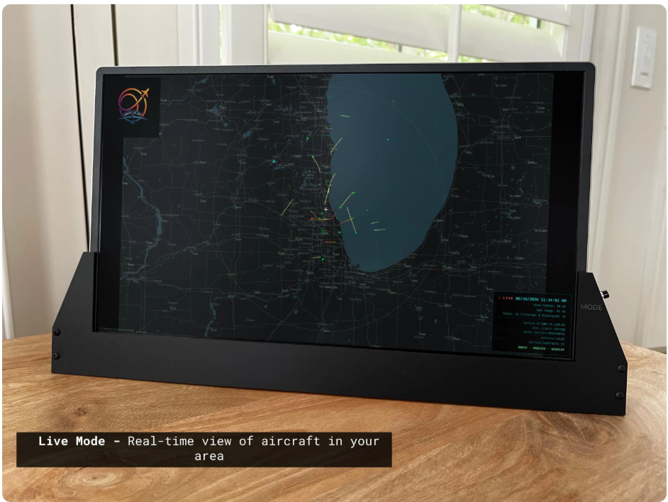 Live radar mode